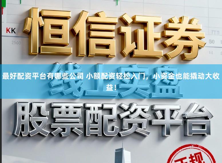 最好配资平台有哪些公司 小额配资轻松入门,小资金也能撬动大收益!