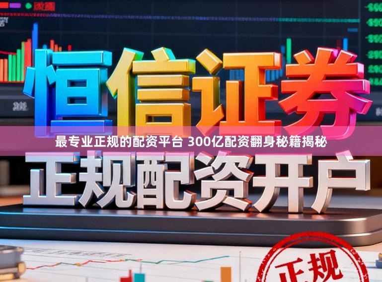 最专业正规的配资平台 300亿配资翻身秘籍揭秘