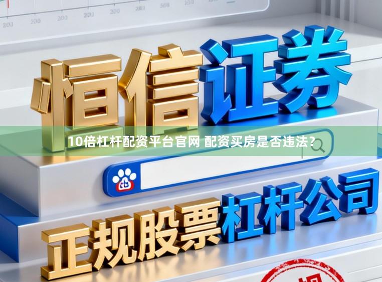 10倍杠杆配资平台官网 配资买房是否违法?